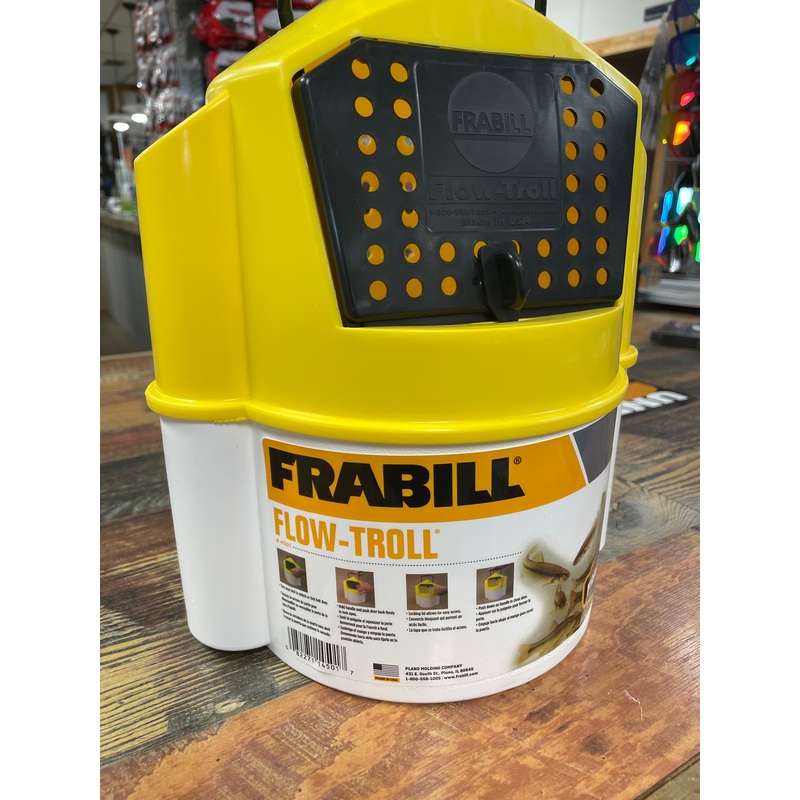 Frabill Flow Troll 6 qt. Minnow Bucket – Yellow