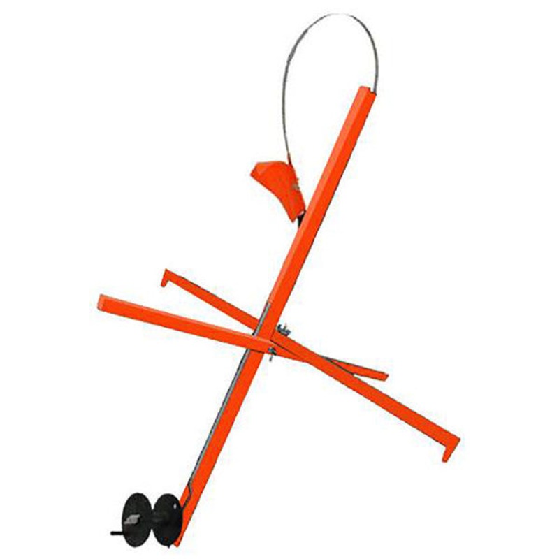 HT Enterprises Fisherman Tip-Up, orange with 200′ Spool