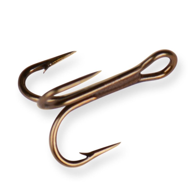 Mustad Treble Hooks Bronze