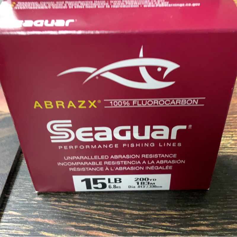 Seaguar Abrazx Fluoro 15lb. 200 yds