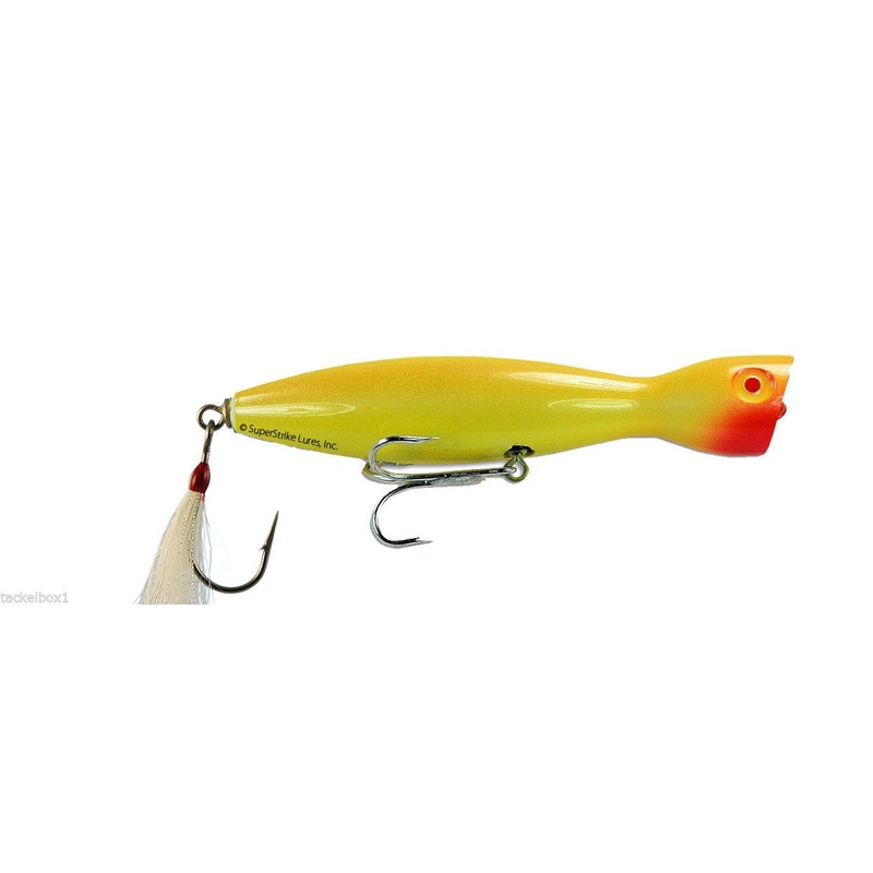Super Strike 3 3/4 oz Little Neck Popper All Yellow