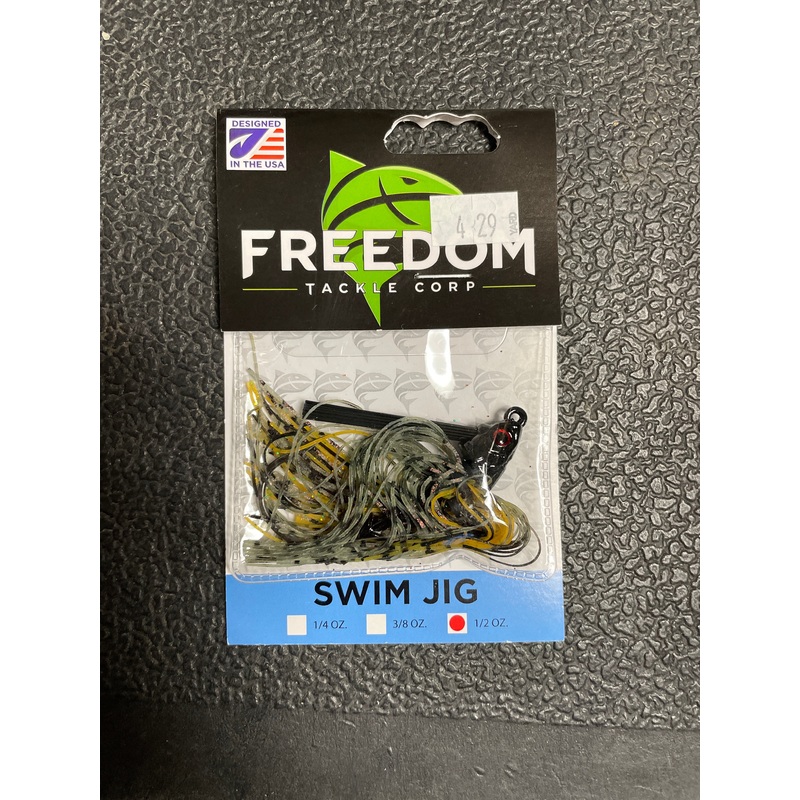 Freedom Tackle Corp Swim Jig 1/2oz Perch/Perche