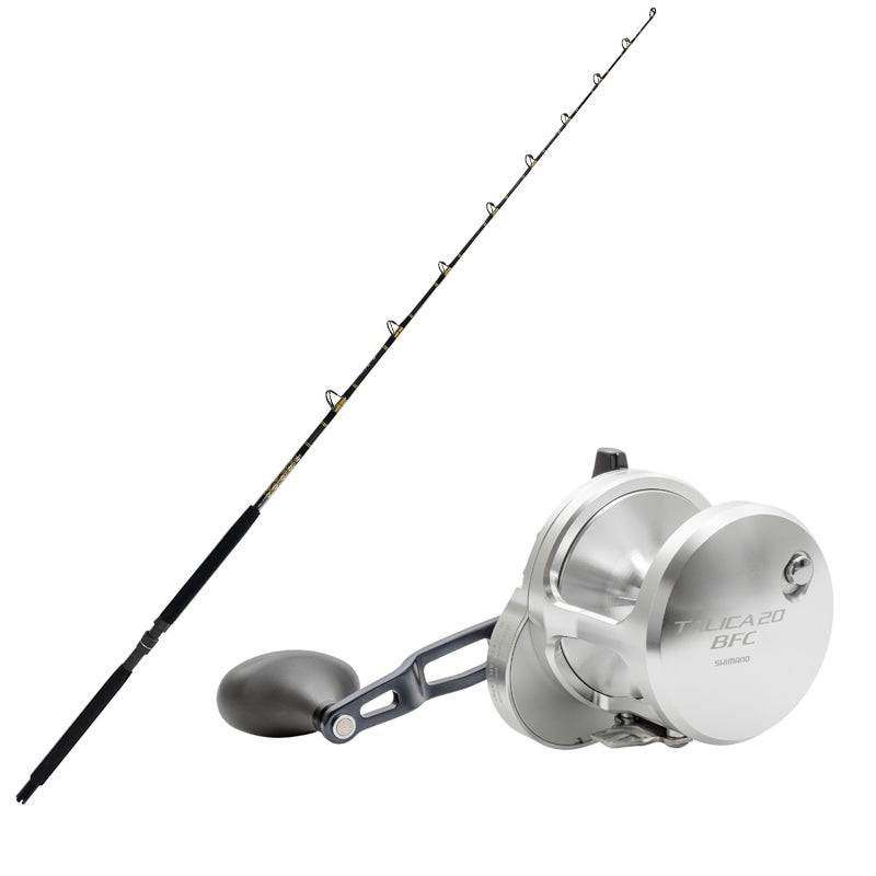 Shimano TALICA 20 BFC Conventional with CHAOS KC 20-40 7FT Composite Rod Combo