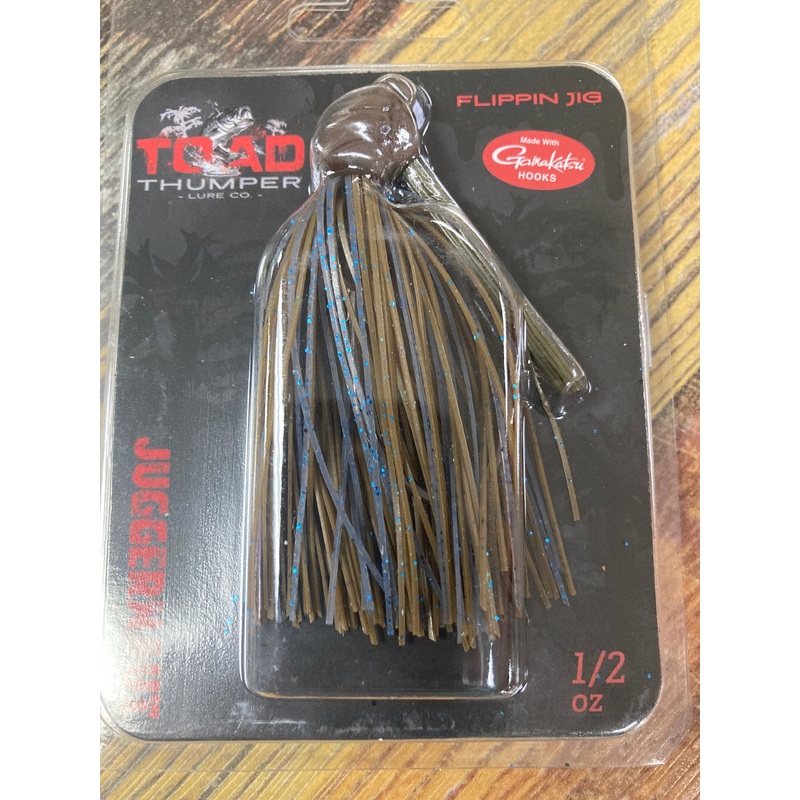 Toad Thumper Juggernaut Jig 1/2 oz Blue Craw