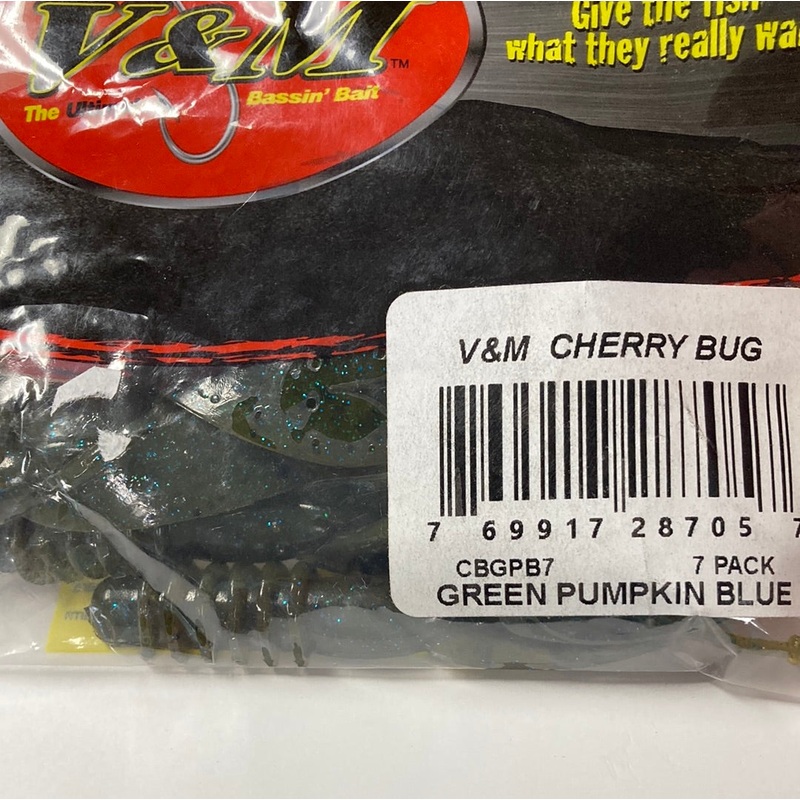 V&M Cherry Bug – Green Pumpkin Blue