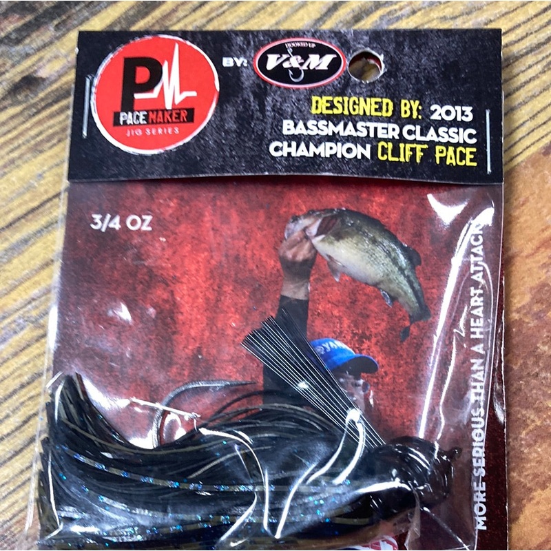 V&M Flatline Football Jig 3/4 oz. Blue Shadow