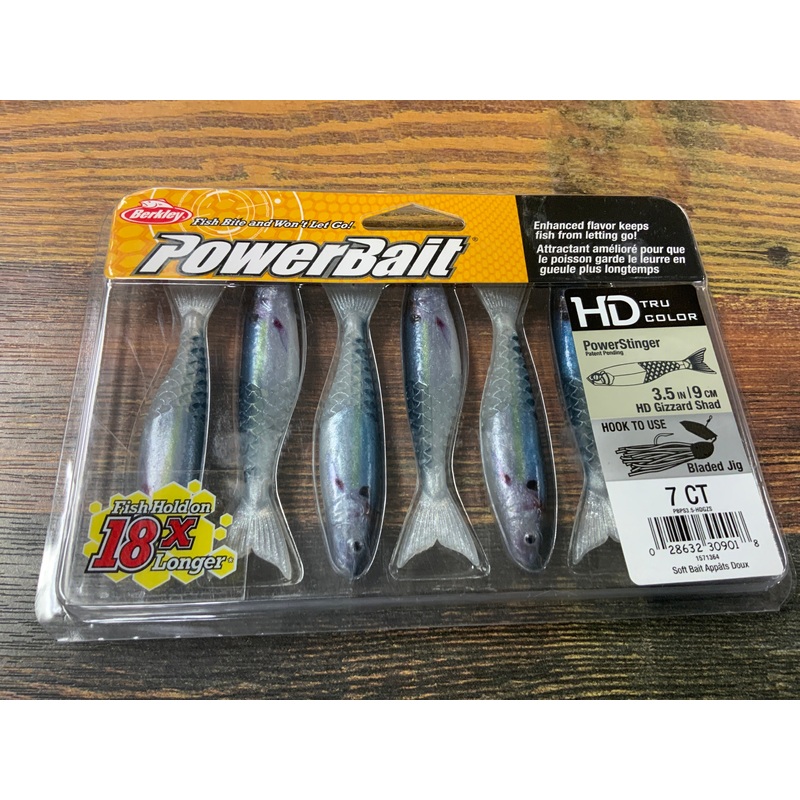 Berkley Power Stinger 3.5″ HD Gizzard Shad