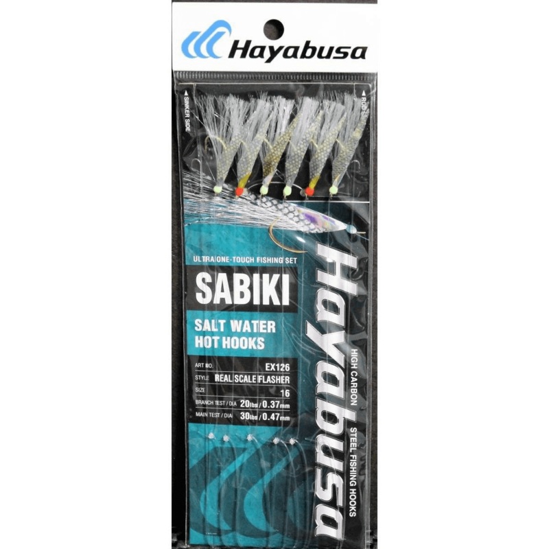 Hayabusa – EX126 Real Scale Flasher Sabiki Rigs
