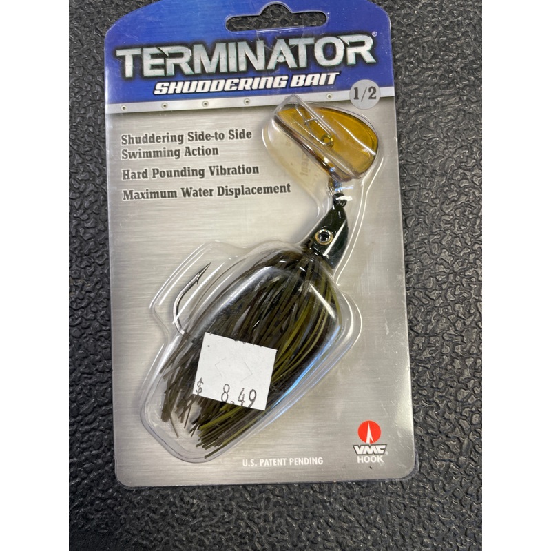 Terminator Shuddering Bait 1/2 Green Pumpkin SDB12100