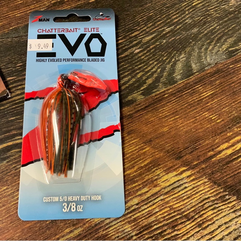 Z Man EVO Chatterbait 3/8 oz. 5/0 Lava Craw