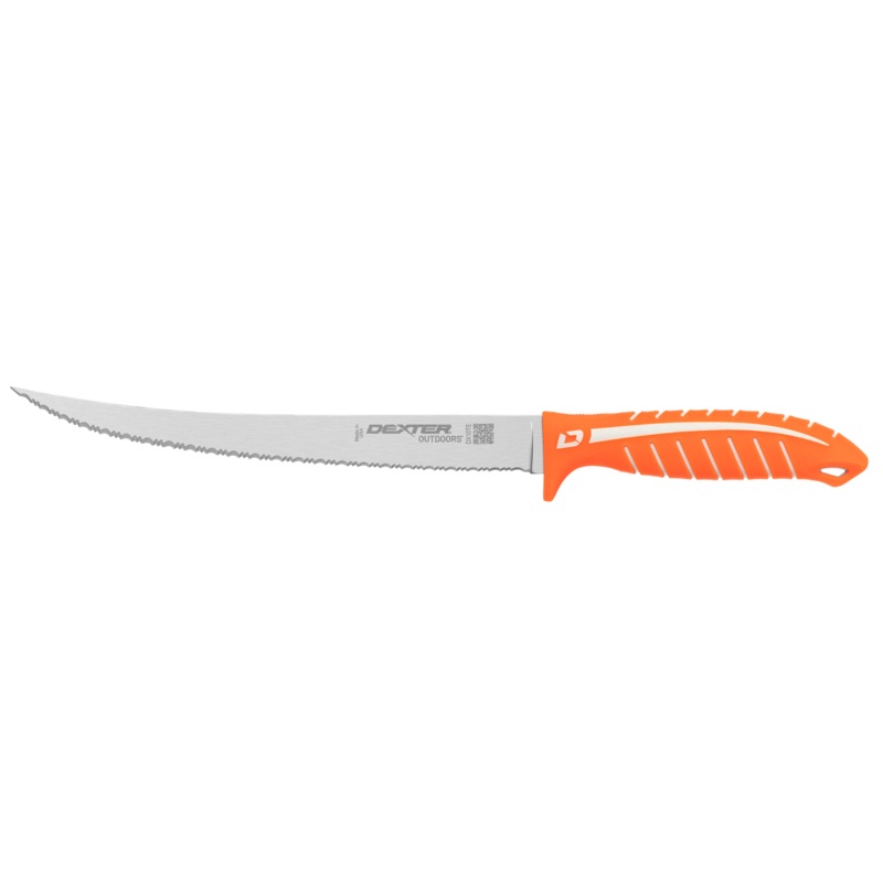 Dexter Outdoors Dextreme Tiger Edge 10″ Scalloped Fillet/Utility Knife w/ Sheath