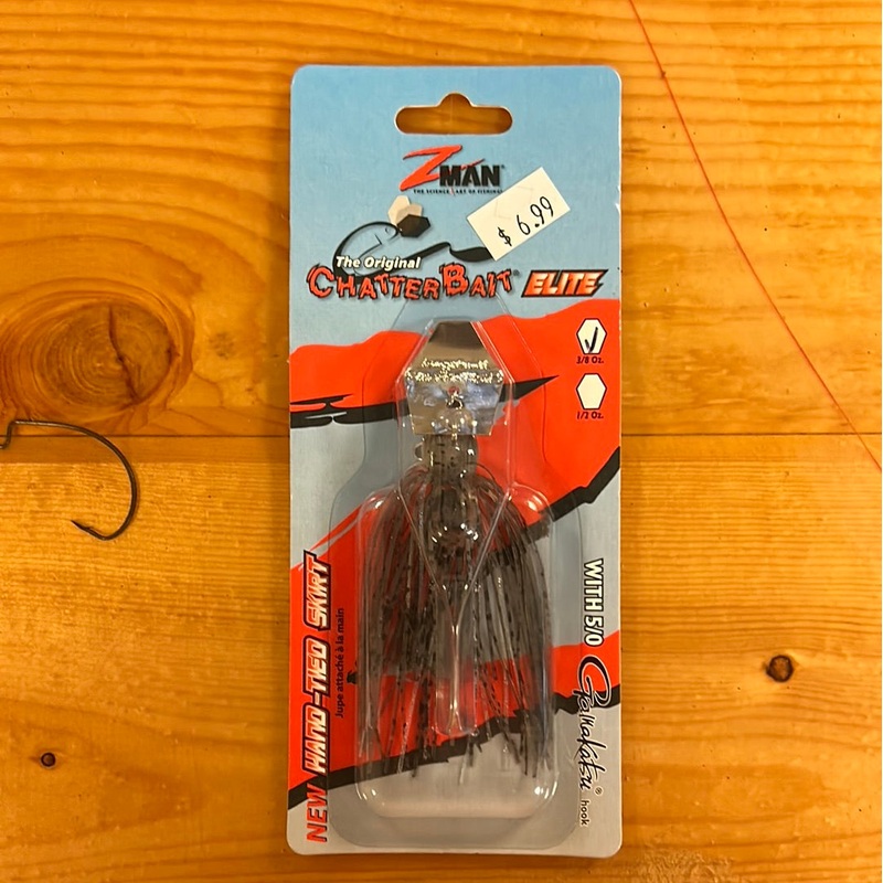 Z Man Original Chatterbait Elite 3/8 oz. Smoky Shad