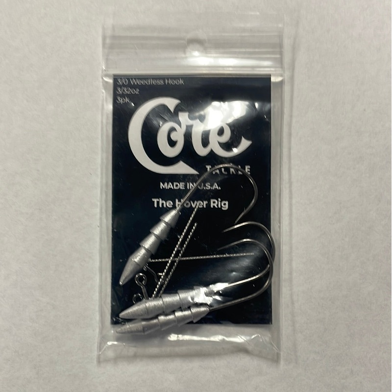 Core Tackle The Hover Rig 3/0 Weedless 3/32 oz. 3pk