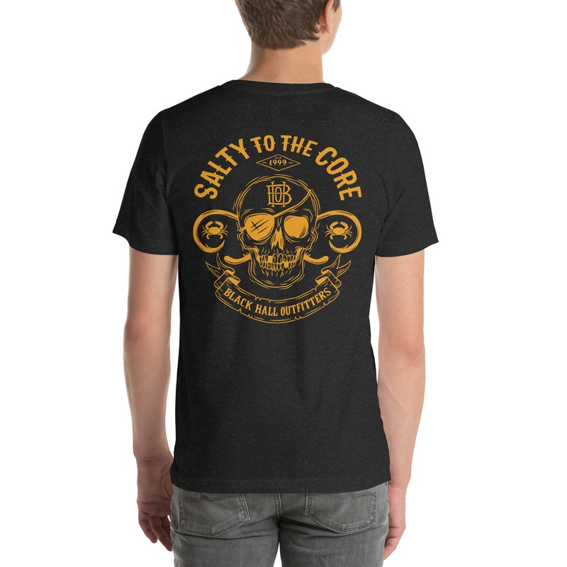 BHO “Salty to the Core” Original Skull Men’s Short Sleeve Shirt (2024 Version)