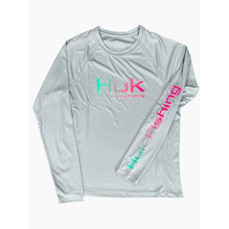 HUK Pursuit Crew Harbor Mist XL