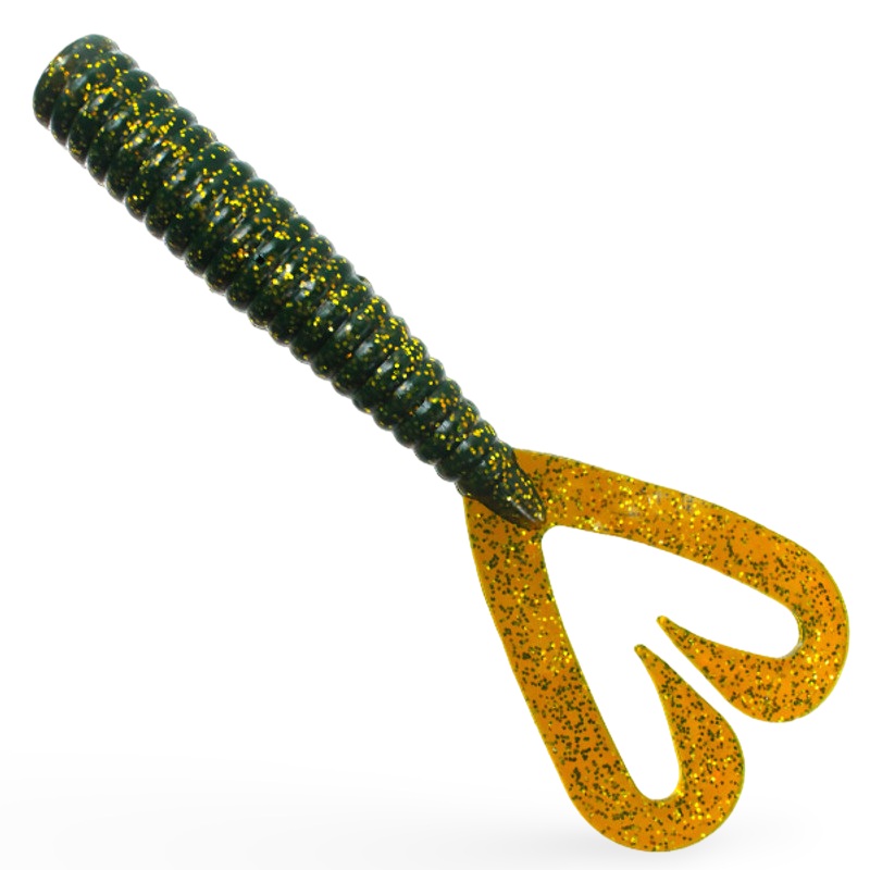 Pitbull Tackle Twin Tail Grubs – 5.5″ to 8.5″