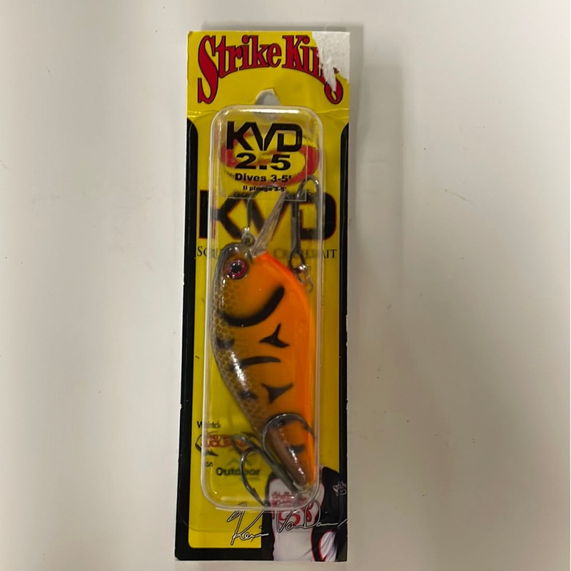 Strike King KVD 2.5 Dives 3-5 Orange Belly Craw