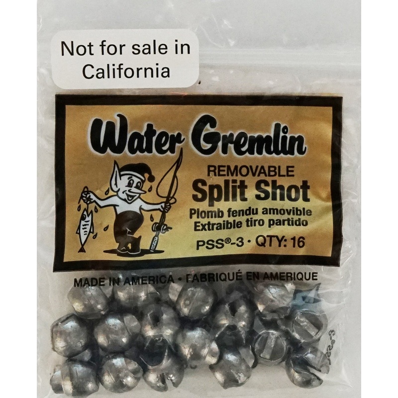 Water Gremlin Removable Split Shot