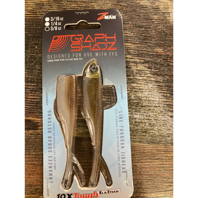 Z Man Graph Shadz 3/8 oz. 3.8″ AYU