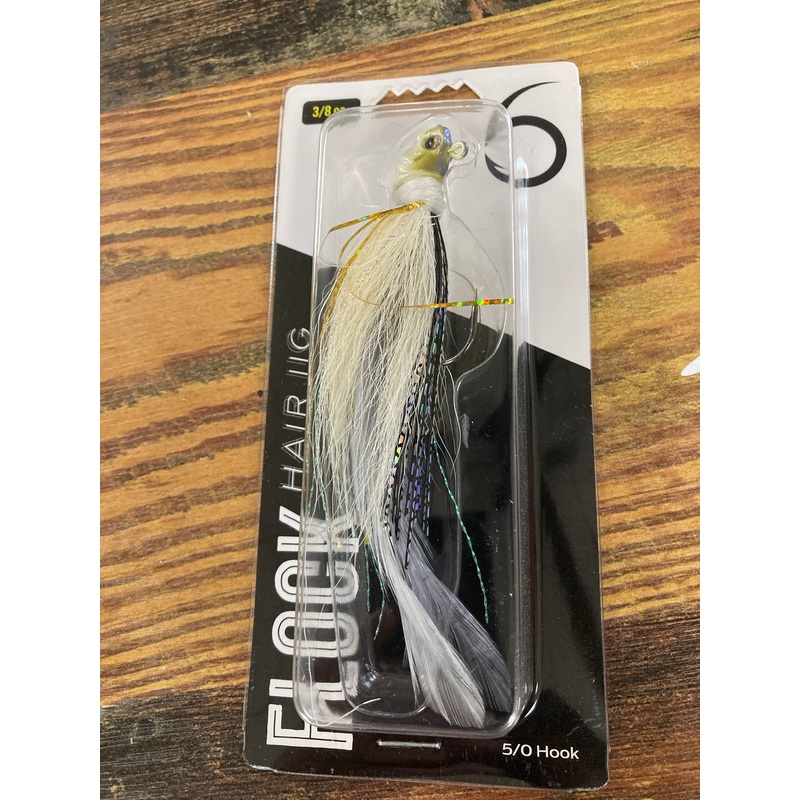 6th Sense Flock Hair Jig 3/8 oz. Gizzard Shad
