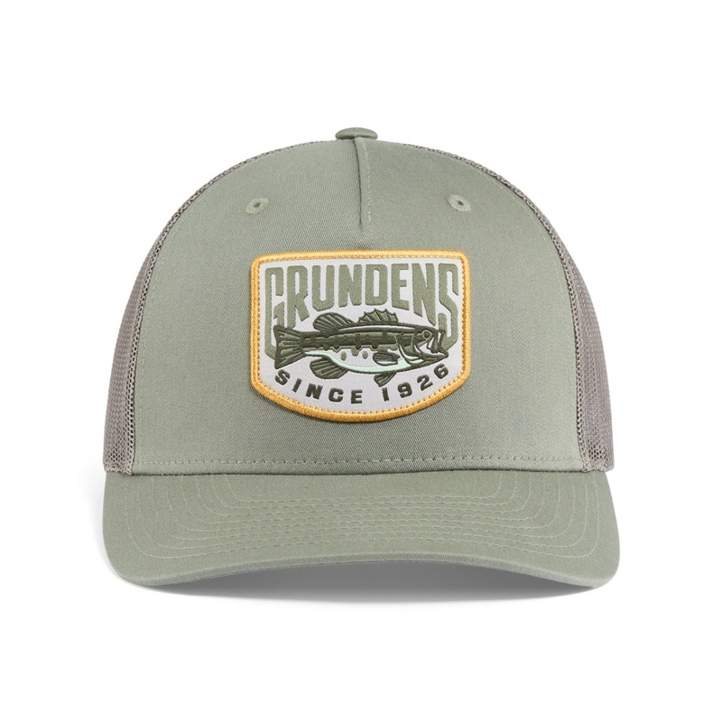Grundens Bass Patch Trucker Hat