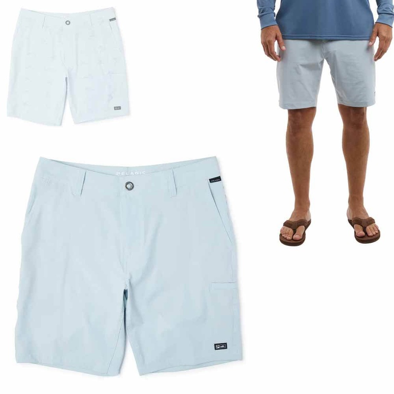 Pelagic Mako Deep Sea 19″ Blue Fog Short