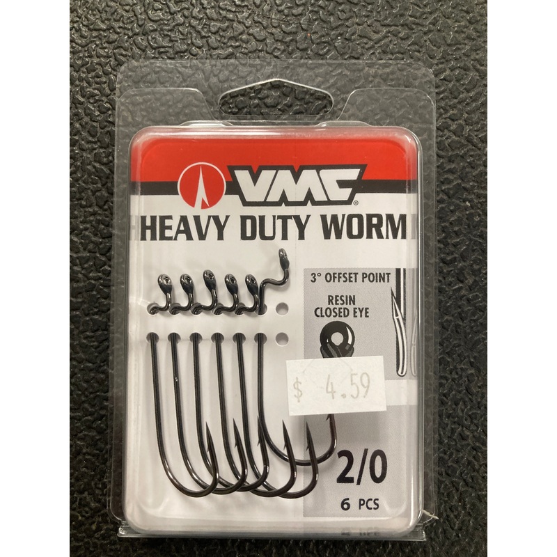 VMC Heavy Duty Worm 2/0