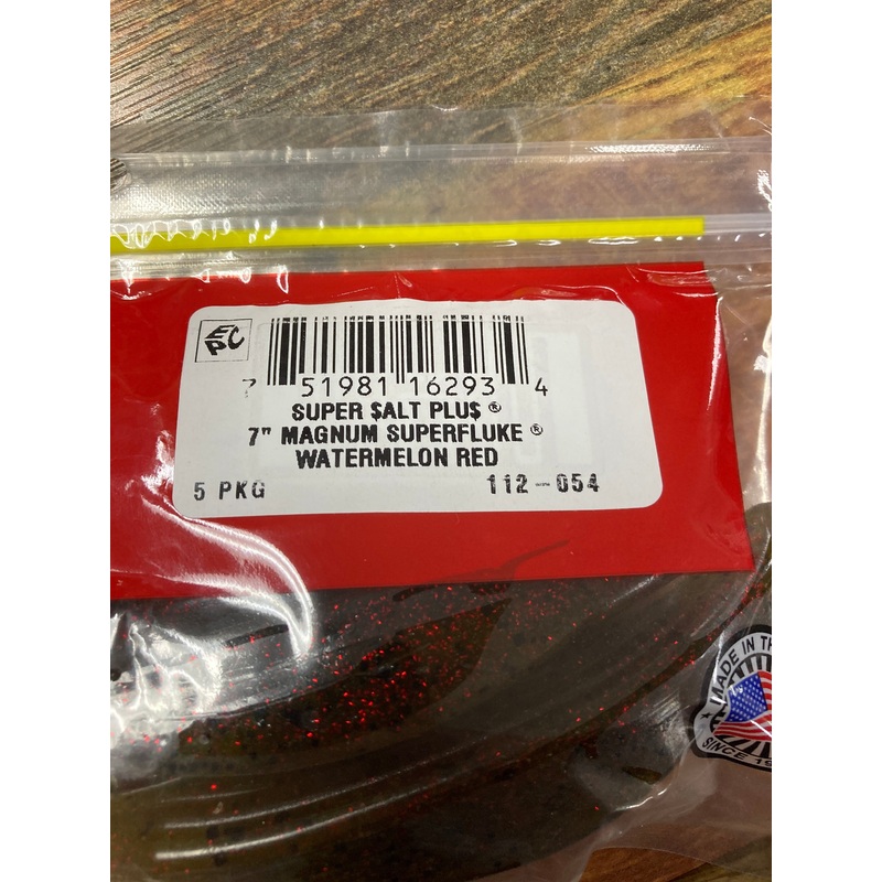 Zoom Mag Super Fluke 7″ Watermelon Red