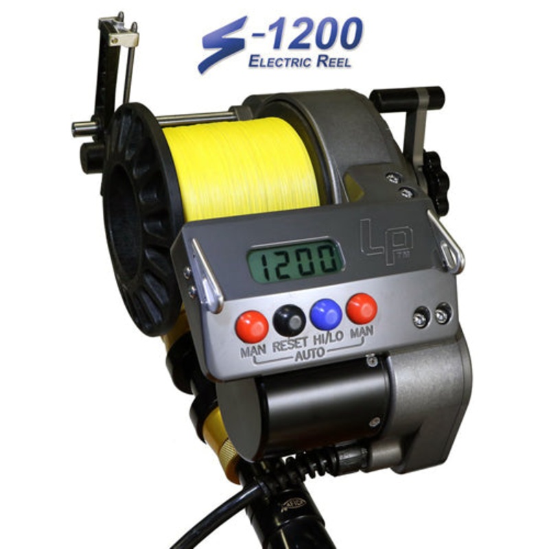 Lindgren Pitman S2-1200 Electric Reel 6’10” 80lb Capt. Harry’s Sword Long Deep Drop Rod Combo