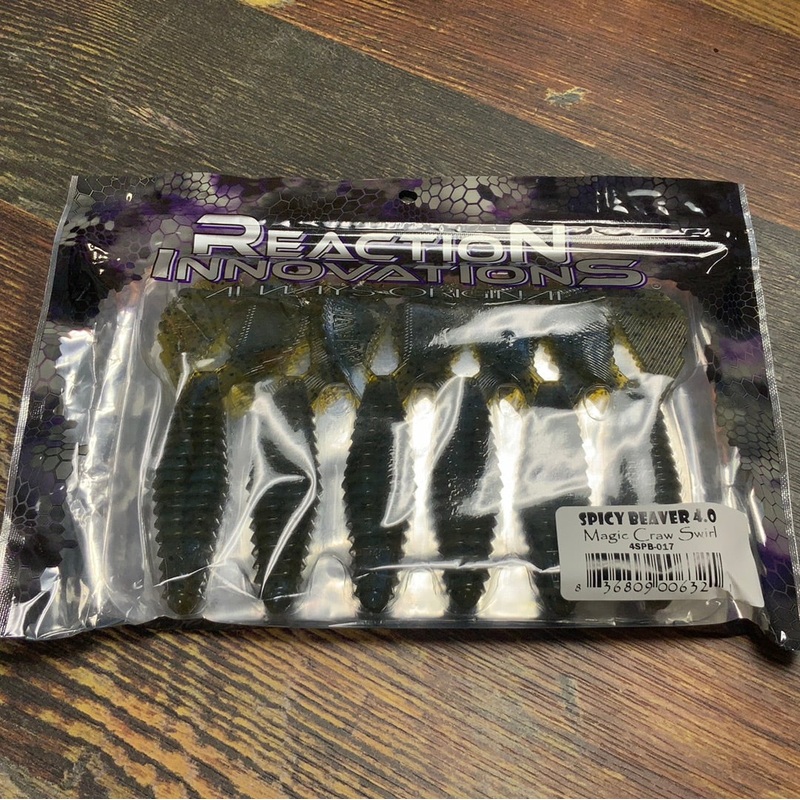 Reaction Innovations Spicy Beaver 4.0 Magic Craw Swirl