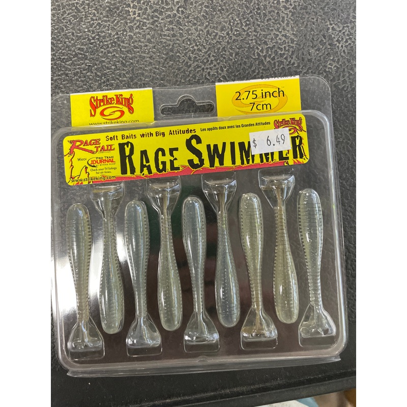Strike King Rage Tail Swimmer 2.75 Sexy Shad