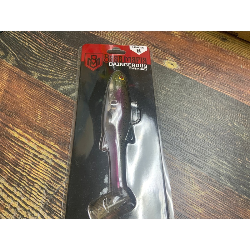 Bass Mafia Daingerous Swimbait 6″ 1.6 oz. Texas Gizzard