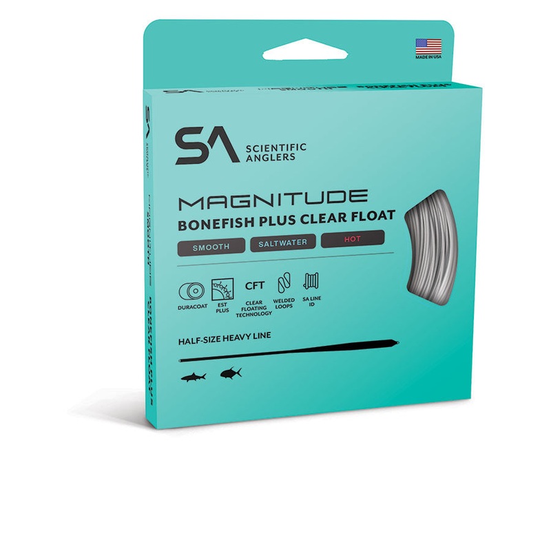 SA Magnitude Smooth Bonefish Plus – 10 Clear Floating Tip