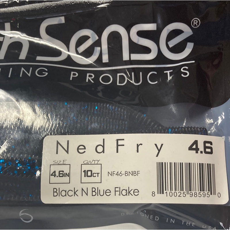 6th Sense Ned Fry 4.6″ Black N Blue Flake