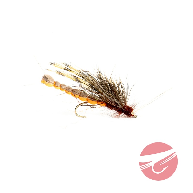 McPhail’s Adult Salmon Fly – Fulling Mill Fly – Fly Of The Month!