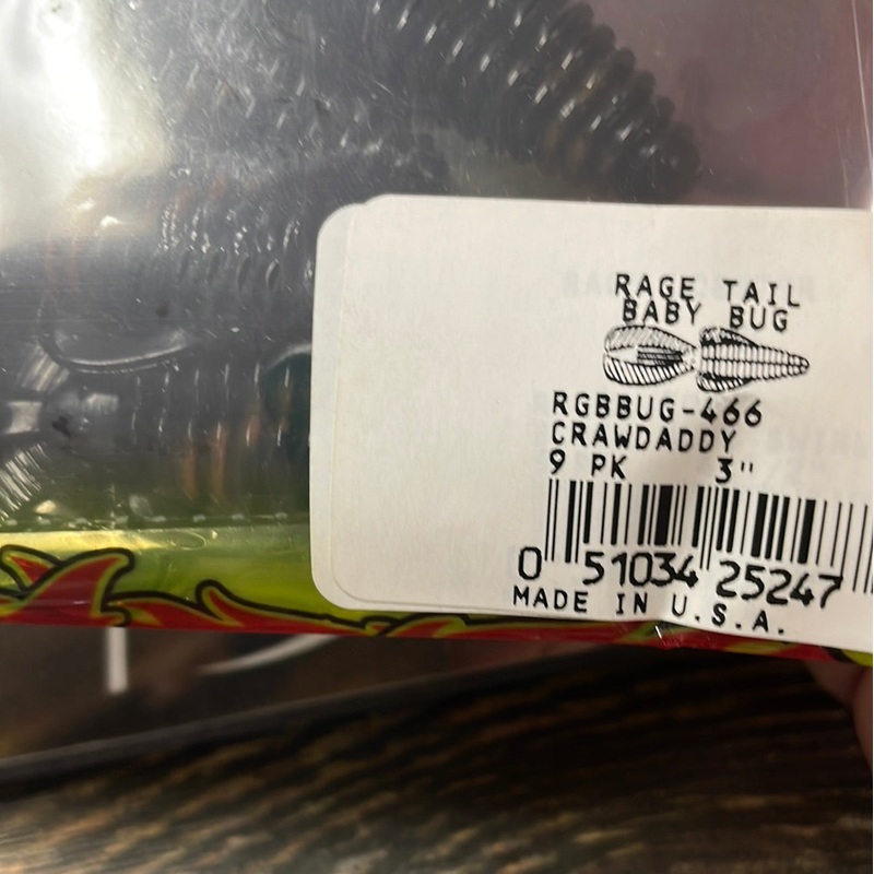 Strike King Rage Tail Baby Bug 3″ Crawdaddy
