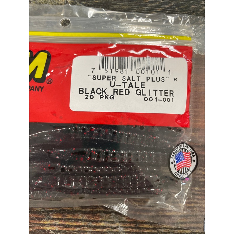 Zoom U Tale – Black Red Glitter
