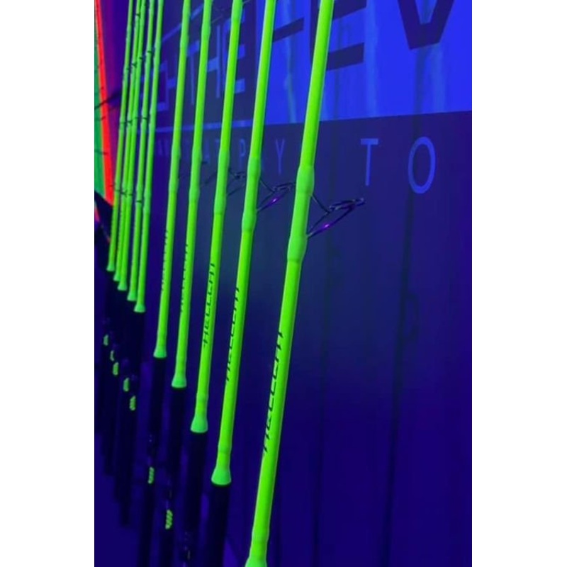 Catch the Fever 7’6″ Yellow Hellcat Spinning Rod