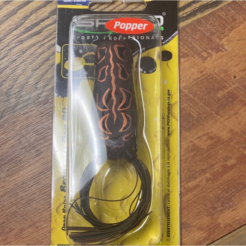 Spro Bronzeye Popper Shad Natural Red