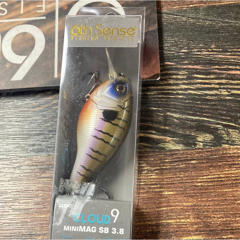 6th Sense Cloud 9 Mini Mag 3.8″ 7/8 oz. 4k Blue Gill