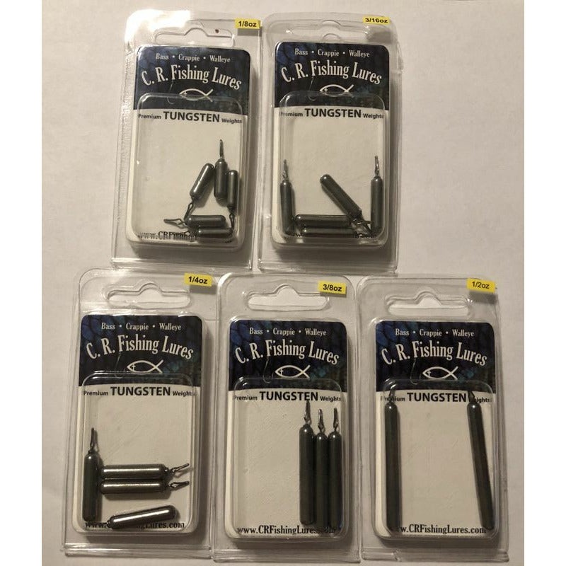 C.R. FISHING TUNGSTEN DROP SHOT WEIGHTS