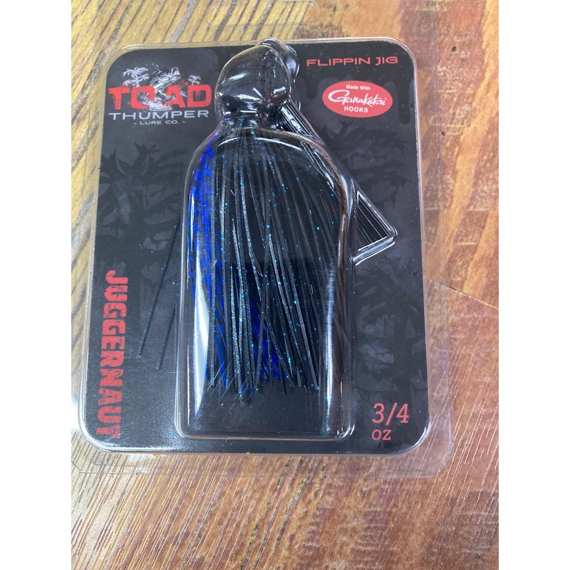 Toad Thumper Juggernaut Flippin Jig  3/4 oz. Blue