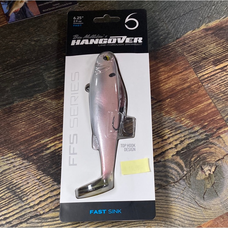 6th Sense Hangover Fast Sink 6.25″ 2.9 oz. Ghost Pro Shad