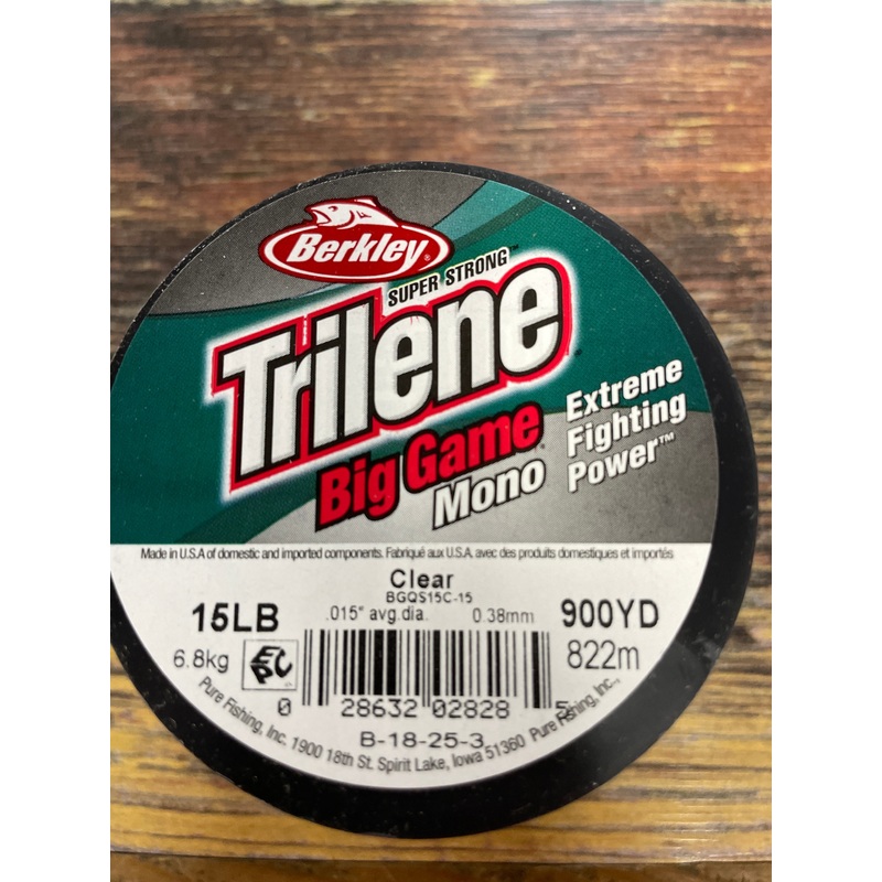 Berkley Trilene Big Game Mono 15lb. Clear