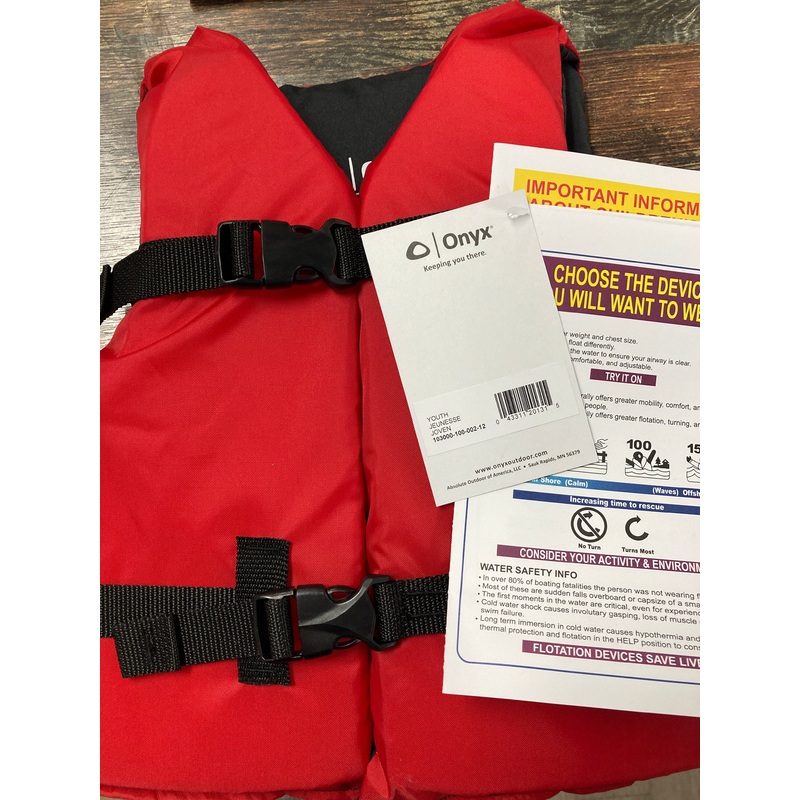 Onyx Lifejacket – Youth – Red