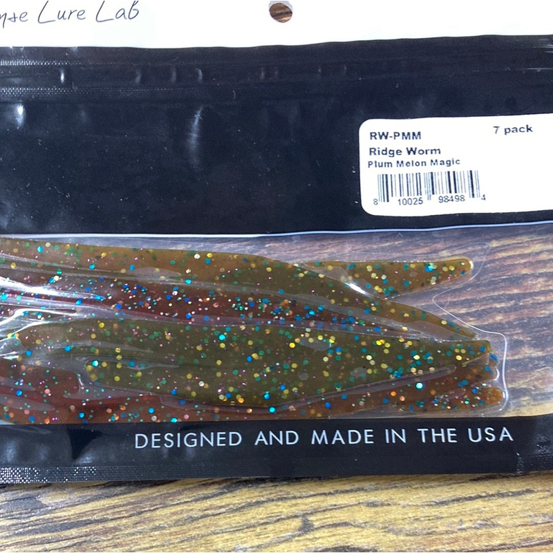 6th Sense Ridge Worm 10″ Plum Melon Magic