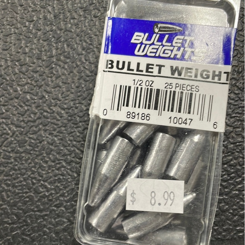 Bullet Weights – Bullet Weight 1/2 oz. Lead