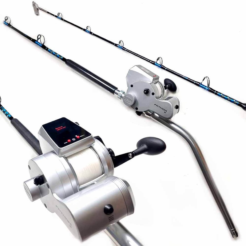 Penn Fathom 80 Electric Reel And Capt. Harry’s CHDD 60-150 Rod Deep Drop Combo