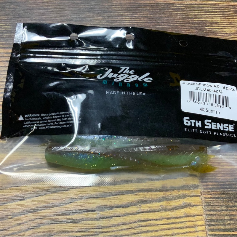 6th Sense Juggle Minnow 4″ 4K Sunfish