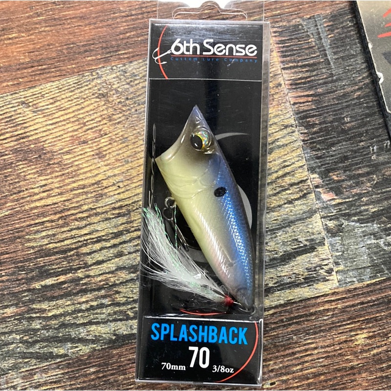 6th Sense Splashback 70 – 3/8 oz. Ghost Bone Minnow